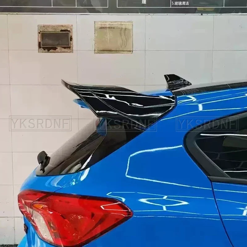 For focus ST Line hatchback sports spoiler extension cap tail ABS texture bright black special vehicle supplies 2019 2021 2022