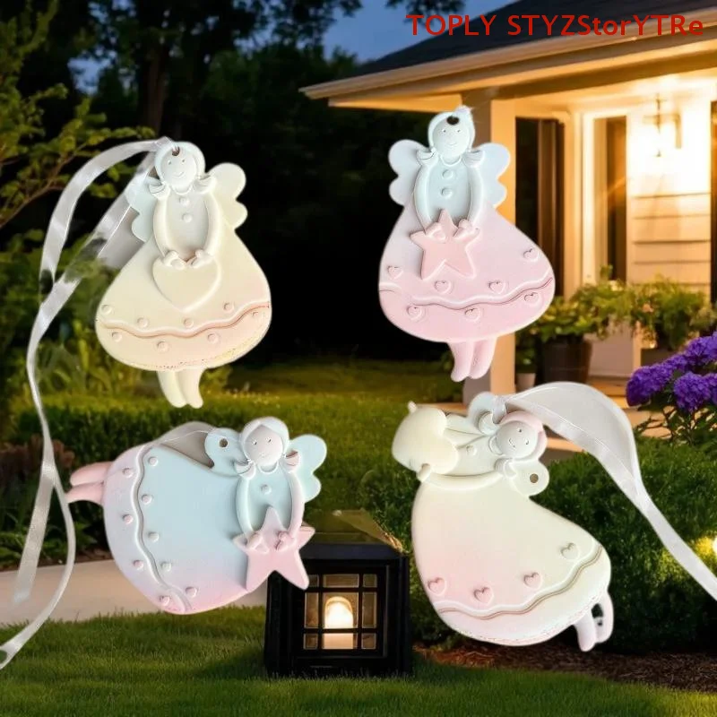 Resin and Plaster Mould; Create Christmas Tree Ornaments; DIY Angel Love Girl Design Craft Supplies