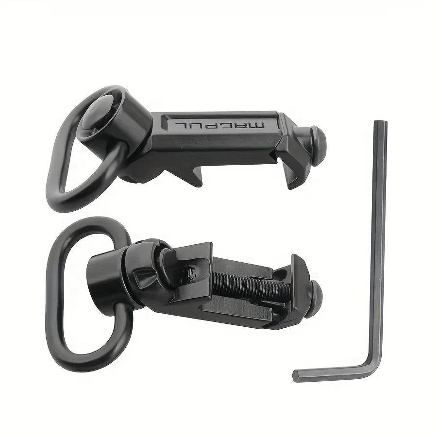 التكتيكية QD حبال جبل RSA السكك الحديدية مرفق سبائك الزنك الألياف المعدنية نقطة واحدة مزدوجة لعشاق معدات الصيد