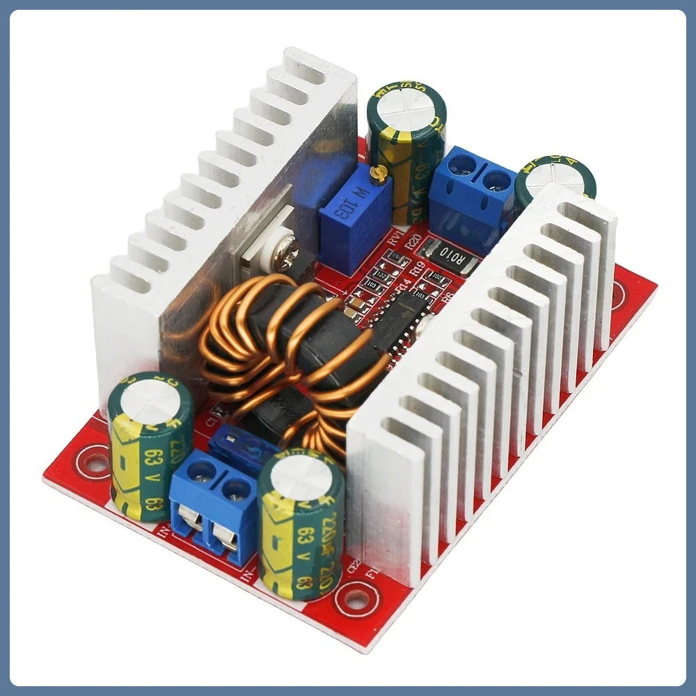 Convertitore boost step-up DC-DC 400W 15A Alimentatore a corrente costante Driver LED Modulo step up caricabatterie di tensione da 8,5-50V a 10-60V