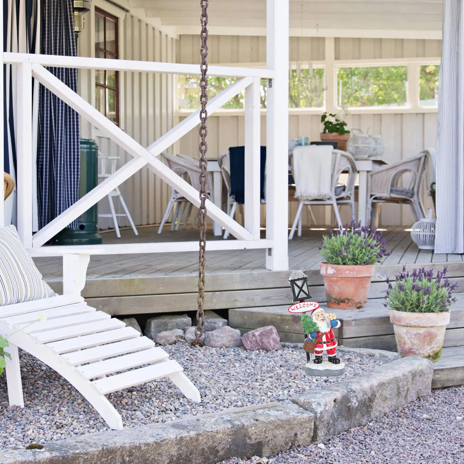 Lampe de nuit de noël en résine, 1 pièce, Art créatif, décoration de table, ornement lumineux, artisanat de noël