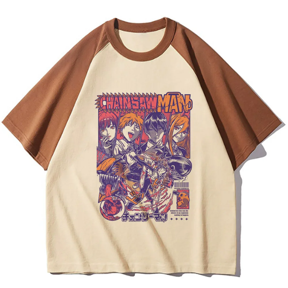 Chainsaw Man shirt girl kawaii meme vintage emo japanese tshirt scene  Psychedelic gyaru jojifuku japan