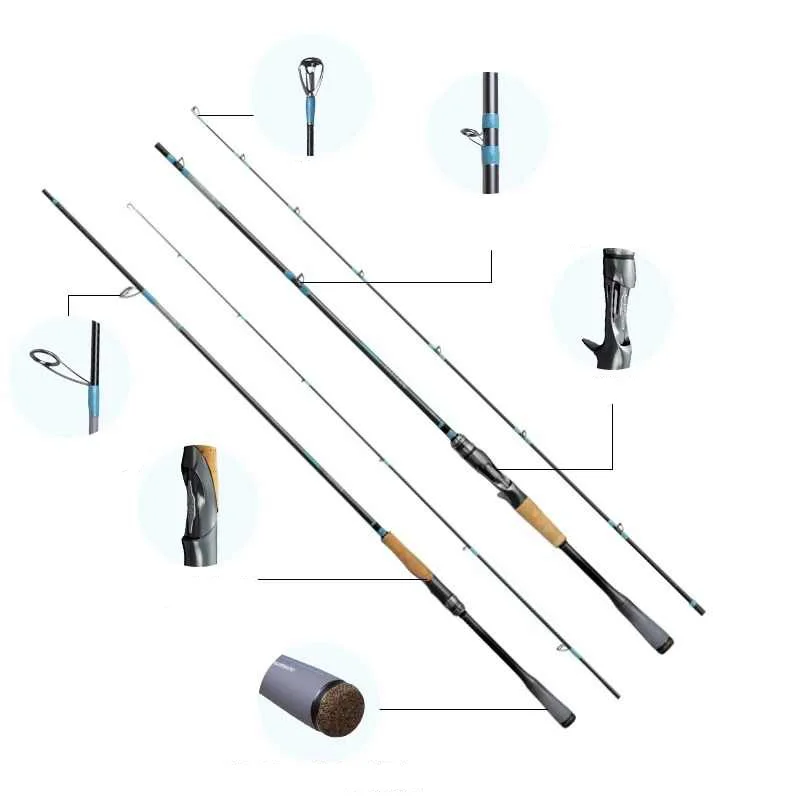 SHIMANO 2024 New INSTAGE Sea Bass 2 Section Supercast Spinning