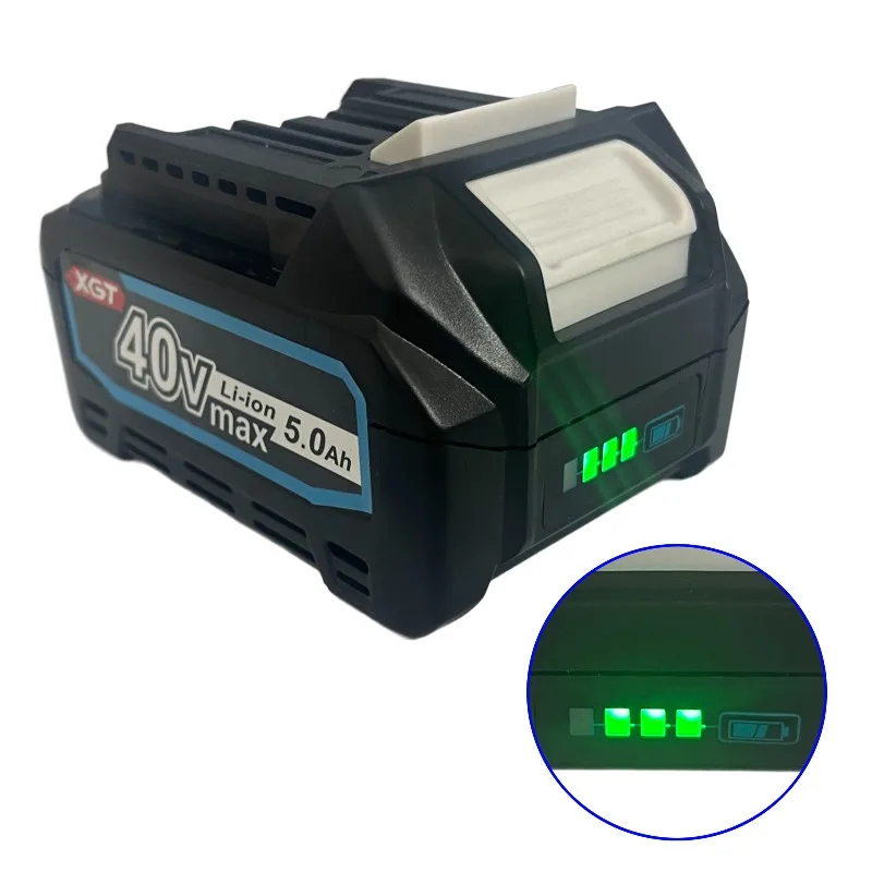 for Makita 40V 5.0Ah/7.0Ah/9.0Ah Rechargeable Power Tool Battery LED Indicator