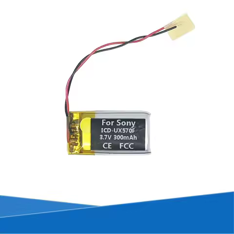 300mAh 3.7V 621733 Battery For Sony ICD-UX570F Digital Voice Recorder Pen Gaming Headphone Etc