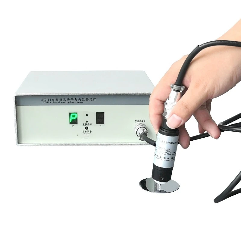 

Monocrystalline polysilicon PN conductivity type discriminator, semiconductor conductivity type discriminator