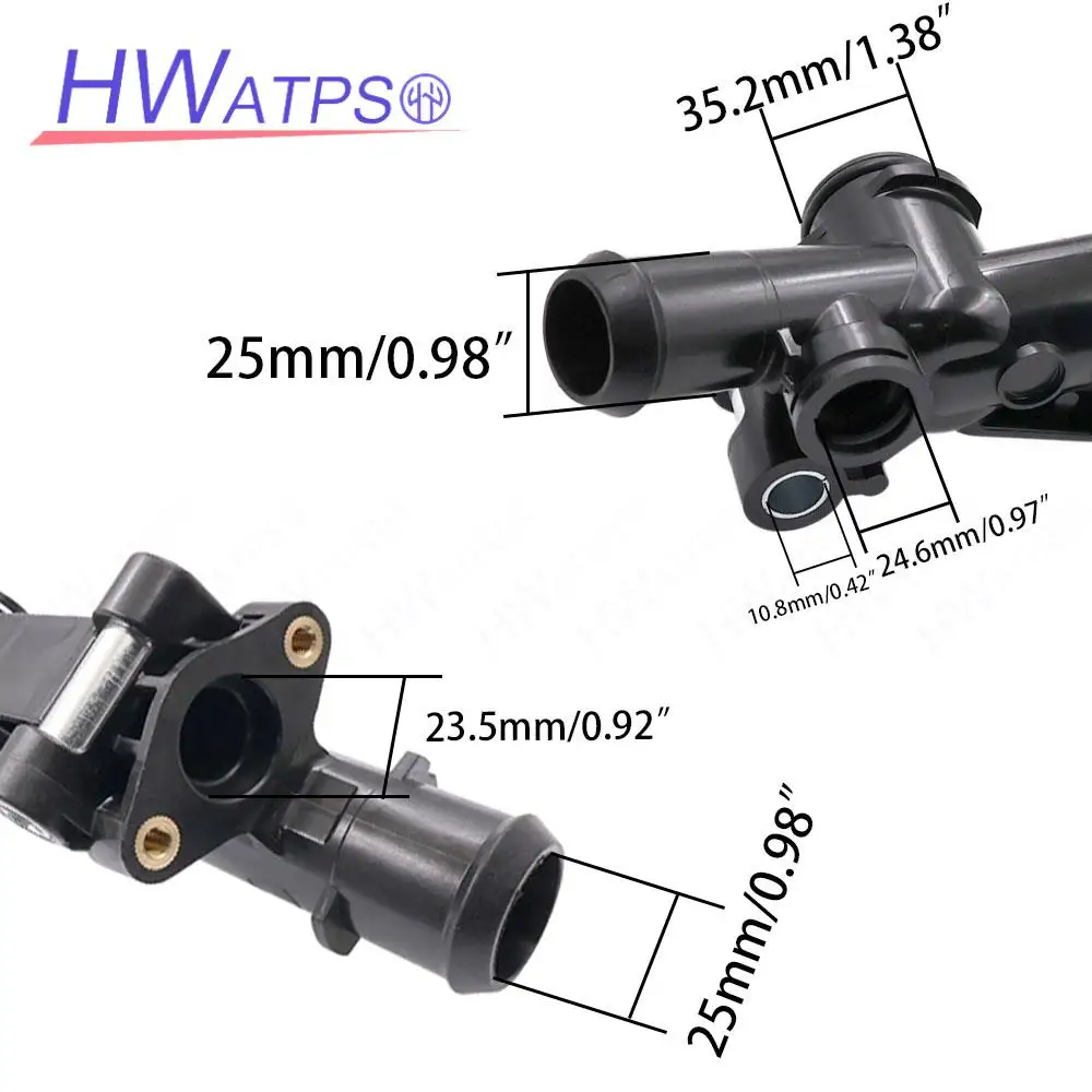 31422033 Coolant Radiator Water Pipe House For Volvo V40 Cross Country V60 2018 V70 2008- S60 2011- S80 2007- 31422033