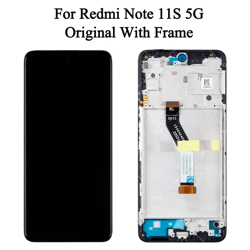 Tested For Xiaomi Redmi Note 11S 5G LCD Display Touch Screen Digitizer Assembly For Redmi Note 11S 5G Display 22031116BG image 5