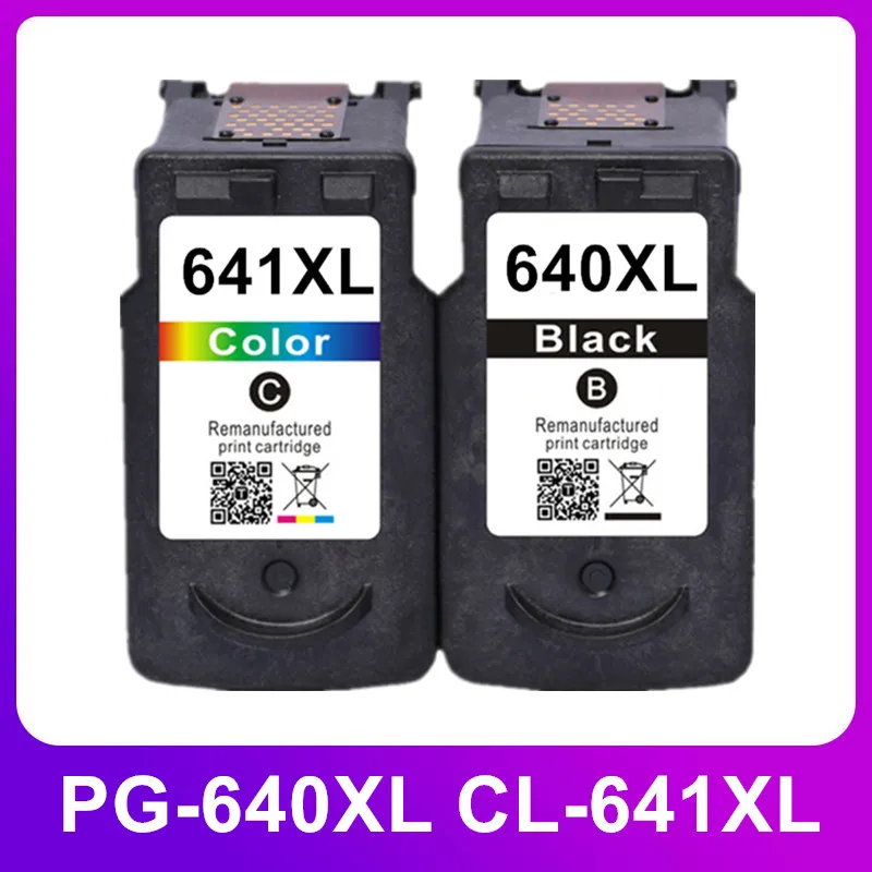 

Remanufactured PG640 CL641 PG 640 XL CL 641 XL Ink Cartridge for Canon 640XL 641XL Pixma MG2160 MG2260 MG3160 MG3260 MX376 MX396