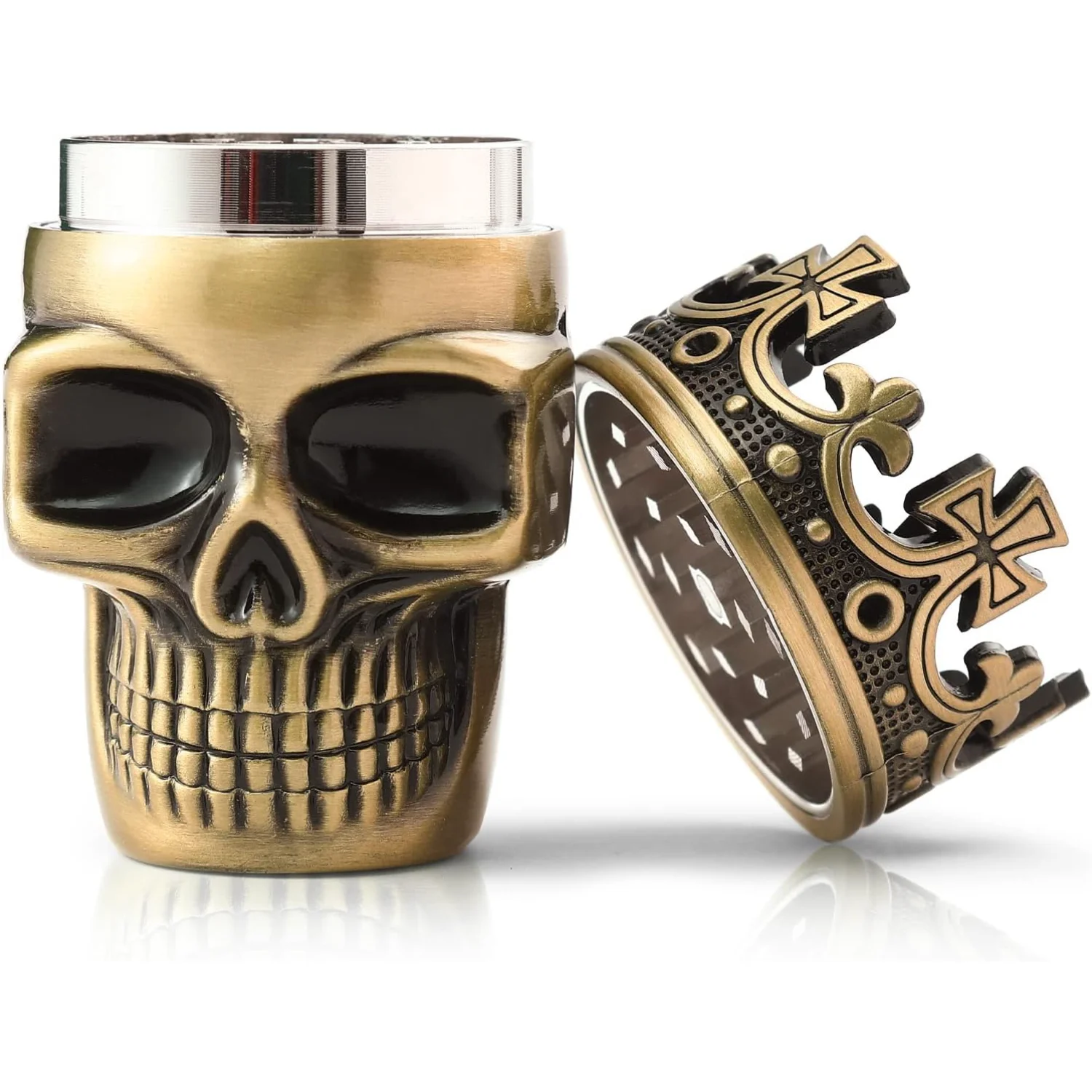 Измельчитель черепа, Мельница для специй в подарок, 1,7 дюйма