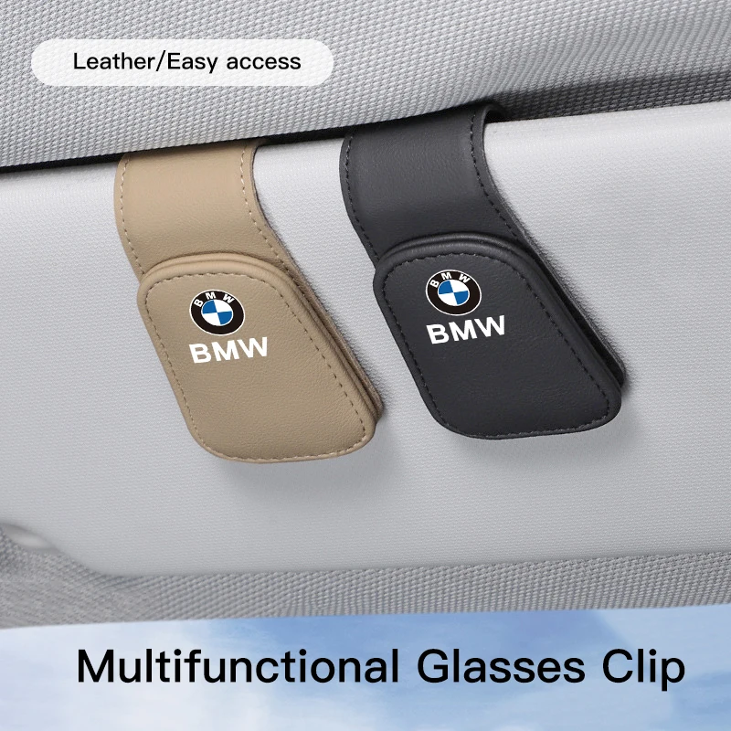자동차 선 바이저 안경 클립 티켓 카드 보관 클램프, BMW 퍼포먼스 E46 E90 F10 F30 X3 F20 E46 E60 E70 E39 E36 E61 E62 E93