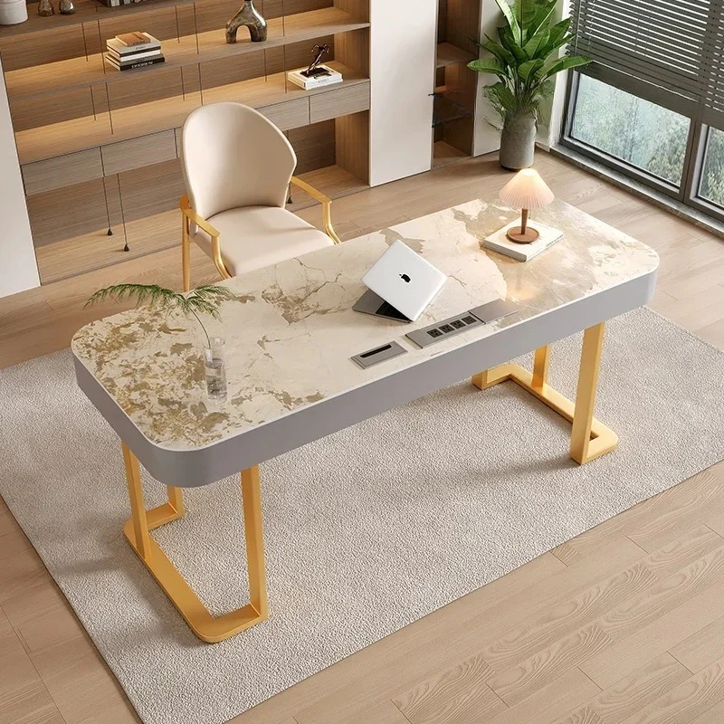 

Desk Home Simple Italian Light Luxury Slate Desk Designer Fashion New