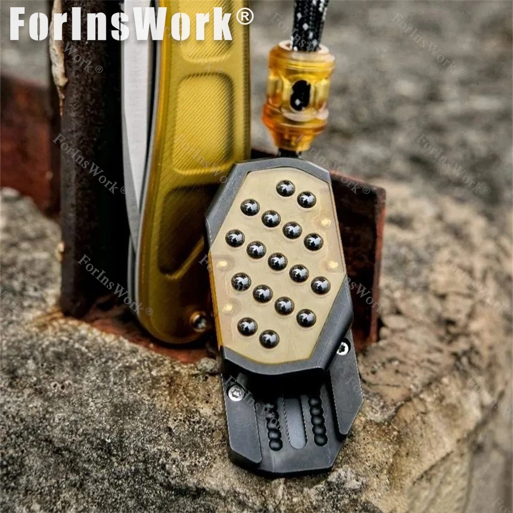 9 Hand PEI Ceramic Bead Spring Sheet Mechanical Push Slider EDC Decompression Small Toy Fingertip Gyro