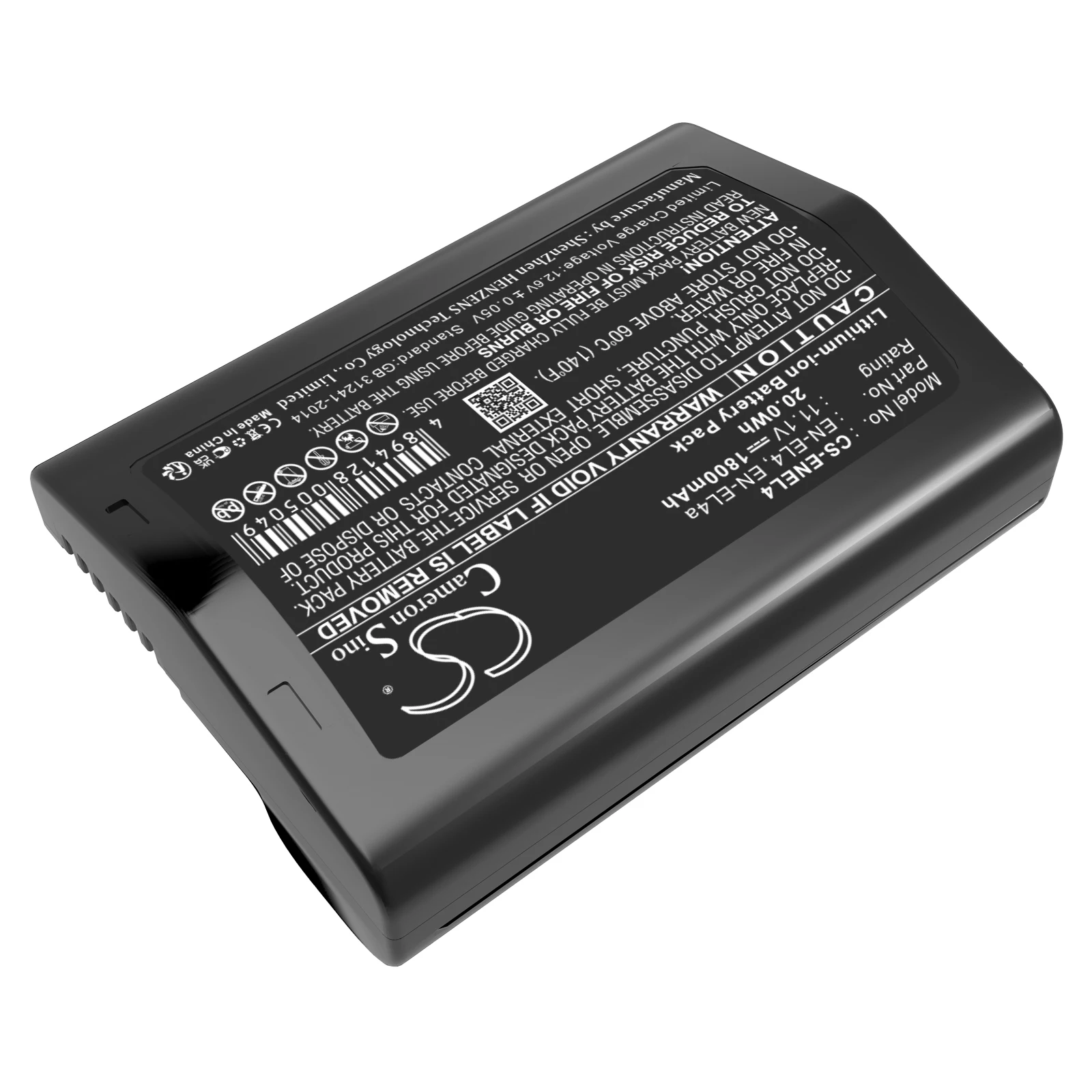 Li-ion Camera Battery for NIKON, 11.1V, 1800mAh, Compatible Models:D2Hs,D2X,D2Xs,D3,D3S,F6, D2H, D2Hs,D2X,D2Xs,D3,D3S,D3X,F6