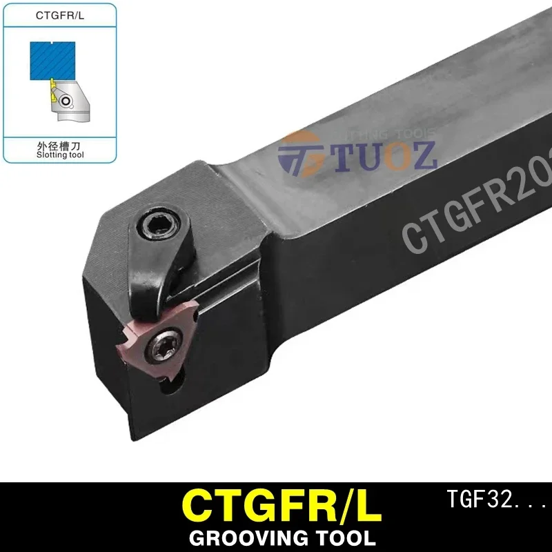 Suporte Externo da Ferramenta do Sulco Suporte da Ferramenta do Cnc Ctgfr Ctgfl Ctgfr1212h16 Ctgfr1616h16 Ctgfl1616h16 Ctgfr2023k16 Ctgfr2525m16 Tgf32