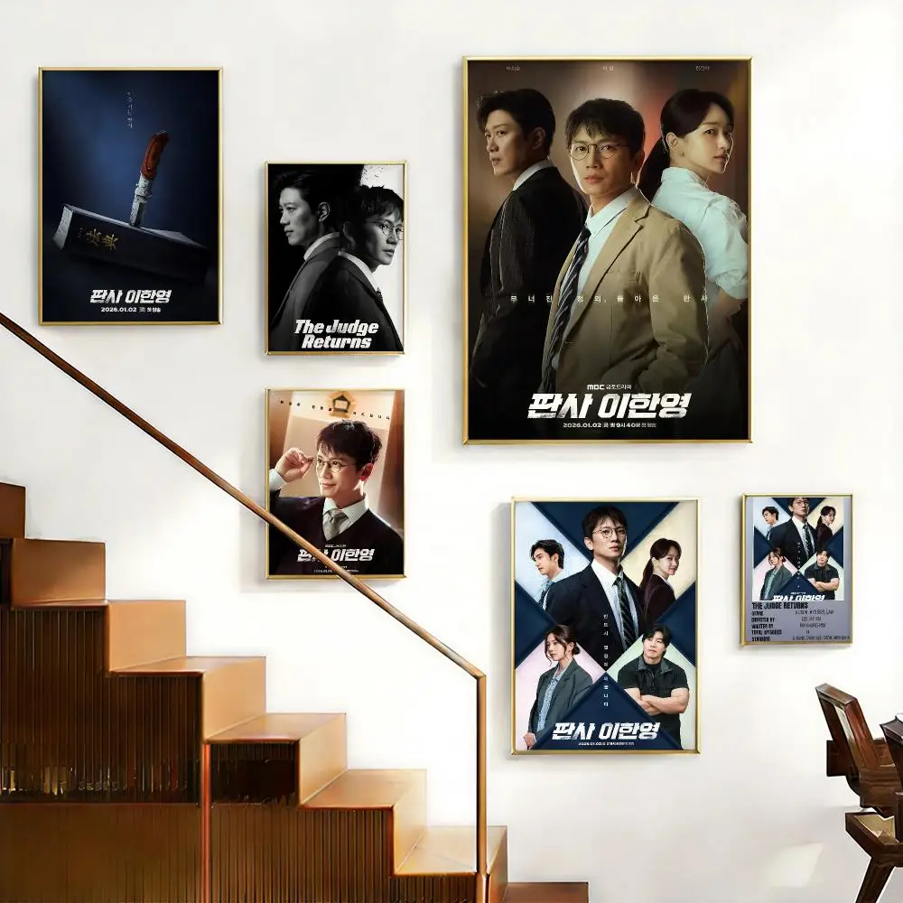 Bold TV Series The Judge Returns Poster HD Self-Adhesive No Residue After Removal Ideal for All Kinds of Wall Decor