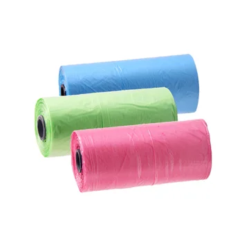 1 Roll Luier Vuilniszak voor Baby Uitwerpselen Vuilniszak Organiseren Honden Afvalzak 22x28 cm Willekeurige Kleur Beschikbaar