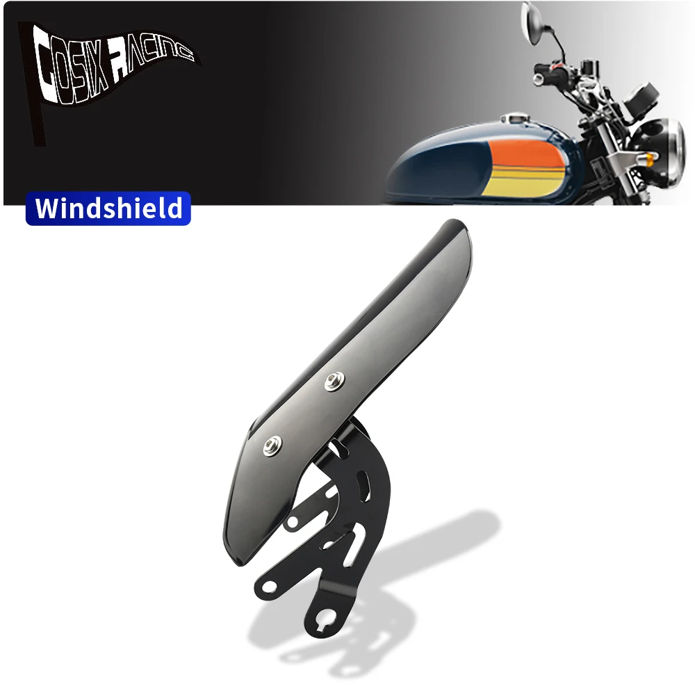 Fit For CONTINENTAL 650 GT 650 2019-2023 2020 2022 Motorcycle Accessories Windshield Windscreen Wind Deflector