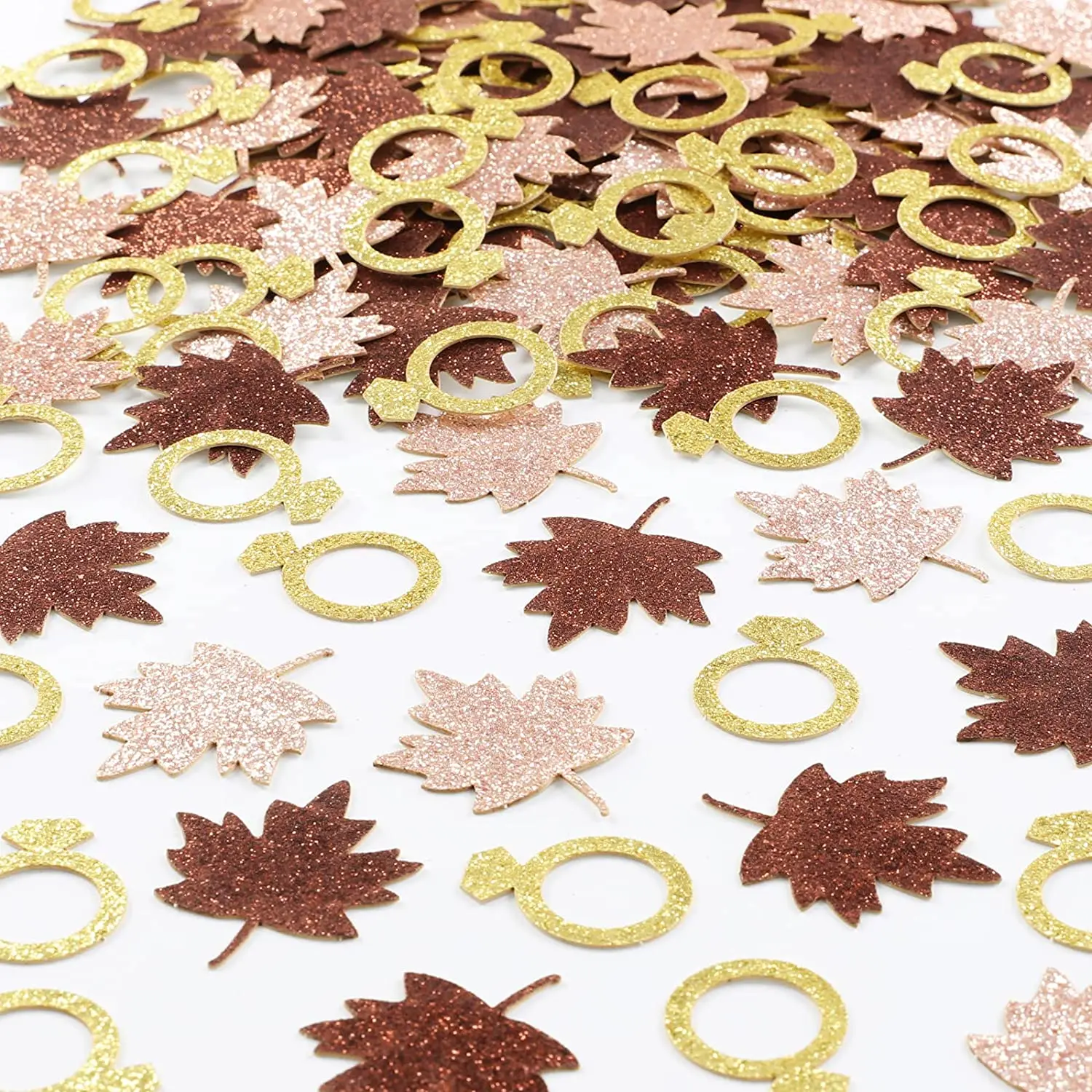 

Fall Bachelorette Party Decorations 200pcs Fall Maple Leaf Diamond Ring Confetti Fall In Love Bridal Shower Party Supplies