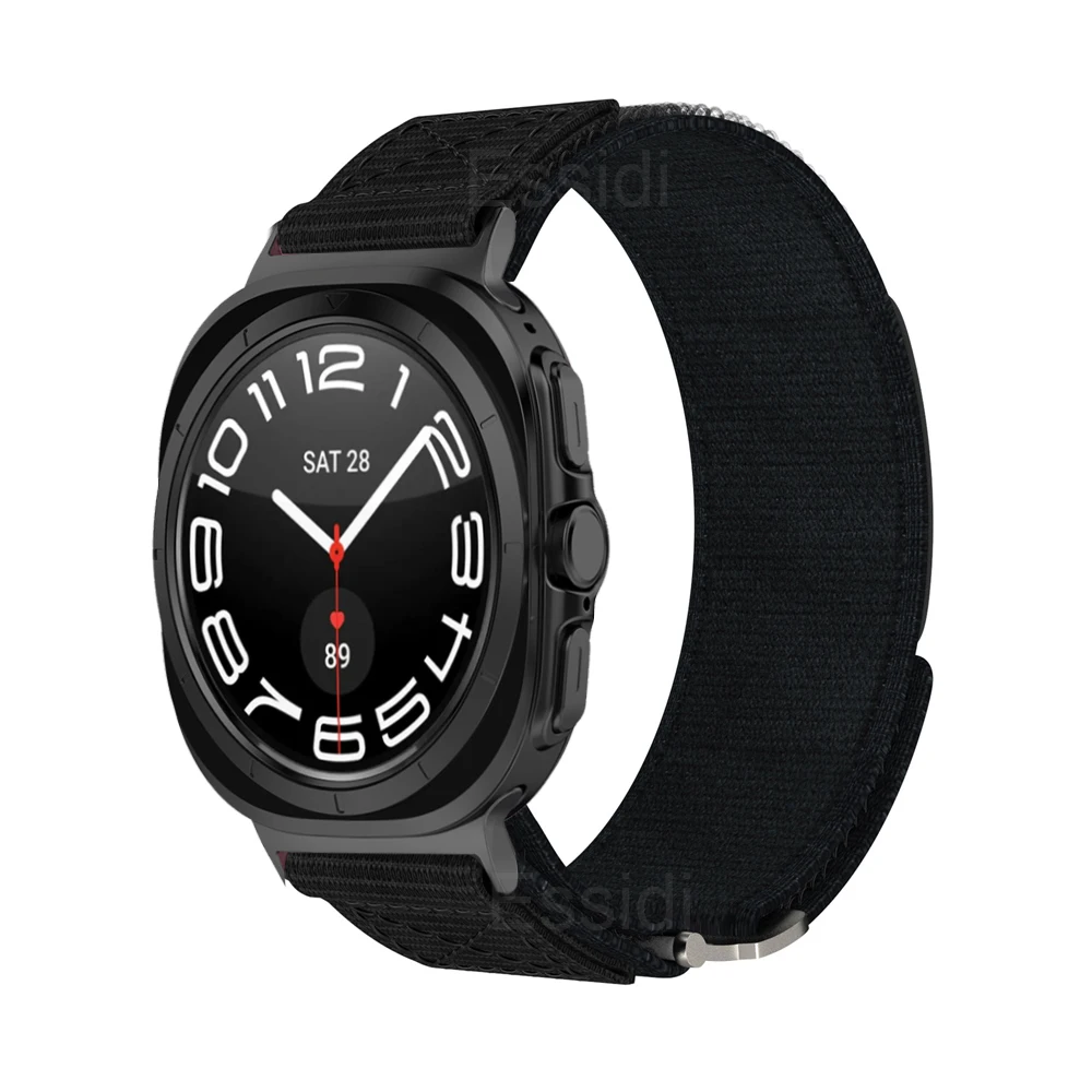 Fashion Nylon Strap For Samsung Galaxy Watch 7 Ultra 47mm Sports Women Men Wrist Band Loop For Galaxy Watch 7 47mm Correa