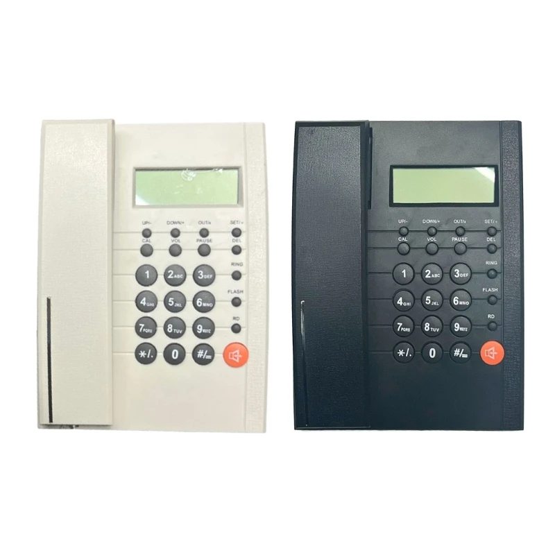 Corded Telephone Landline Telephone Big Button Landline Phones with Caller Identification for Front Desk Home Hotel Dropship