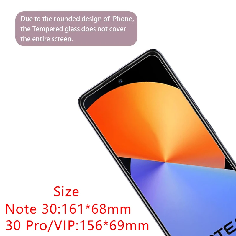 واقي شاشة لهاتف انفينيكس نوت 30 برو vip زجاج مقسى واقي على انفينيتي نوت 30 وليس 30pro 5g فيلم انفيني إنفينكس إفينيكس