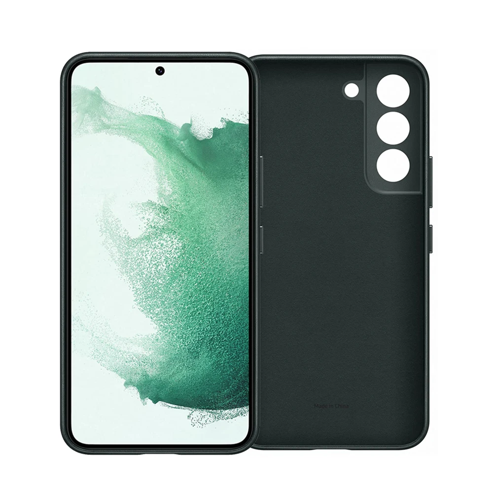 Oryginalne skórzane etui Samsung Galaxy S22 S22+ S22Plus EF-VS901 EF-VS906 Ochronne etui z prawdziwej skóry do Galaxy S22 S22+ — zdjęcie produktu 3