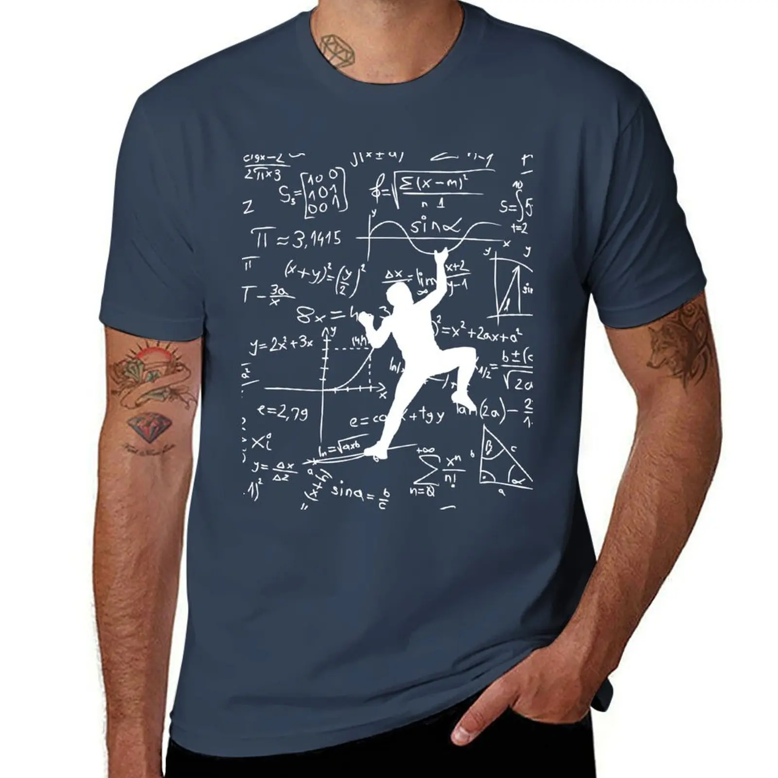 Problem Solving Math. Rock Climbing. Bouldering T-Shirt man tshirt t shirts for man graphic vintage T-Shirt