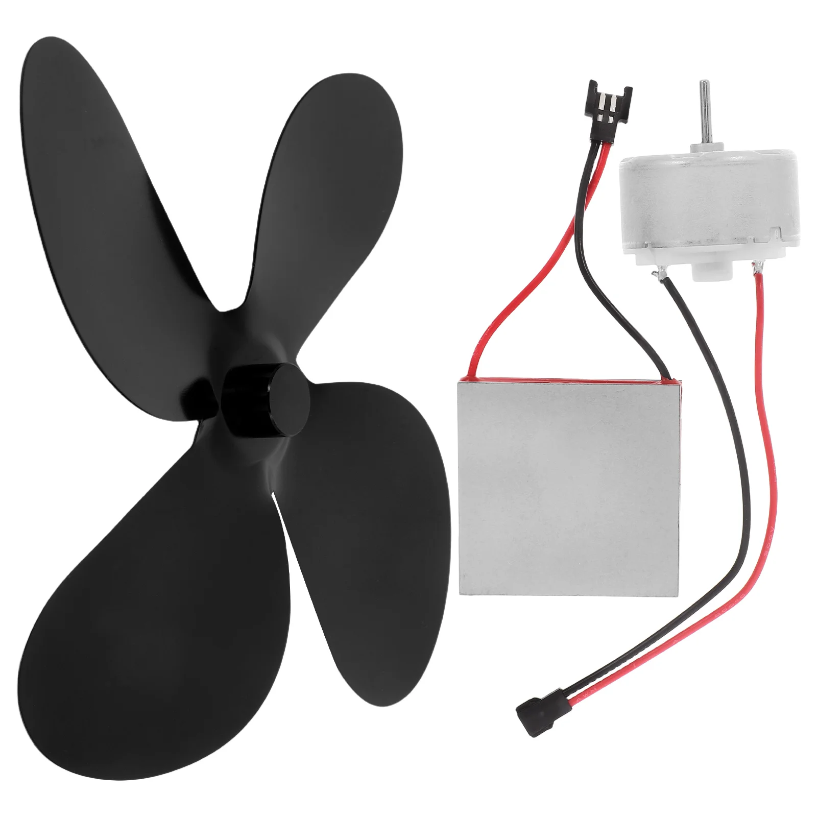 

Fireplace Fan Repair Kit Includes Blades Generator Sheets Motor Heat Operated Thermal Powered Stove Mounted Wall Fireplace