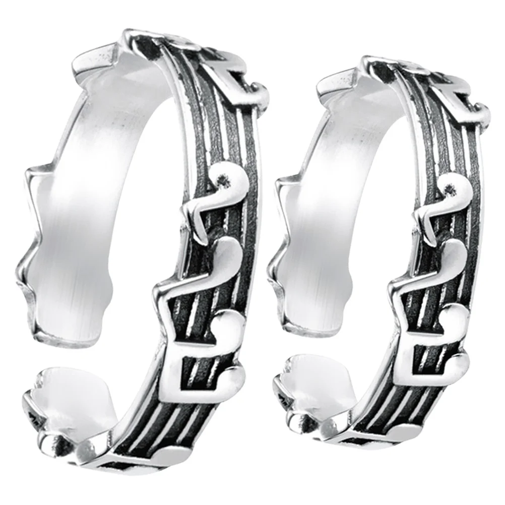 Musical Note Ring Rings Women Jewelry Wedding Promise Engagement Decor