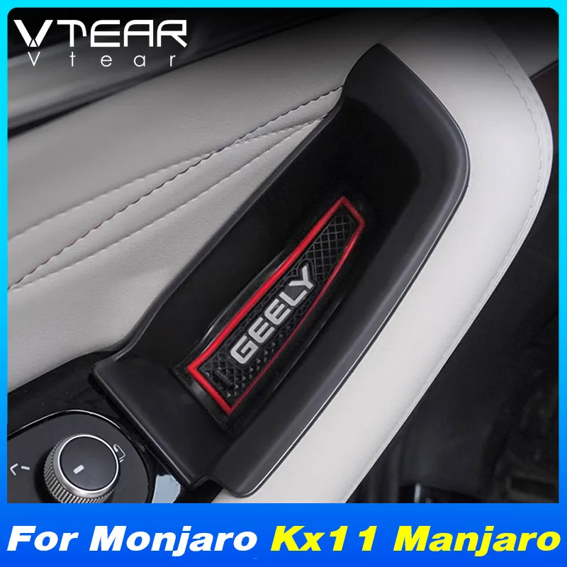 

Vtear Car Inner Door Armrest Storage Box Accessories Interior Organizer Decoration Parts For Geely Monjaro Kx11 Manjaro 2024