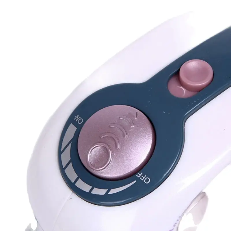 Masajeador eléctrico de mano con 4 cabezales de masaje, masajeador de vibración ajustable, masaje de cuerpo completo para cuello, hombro, cabeza, pie