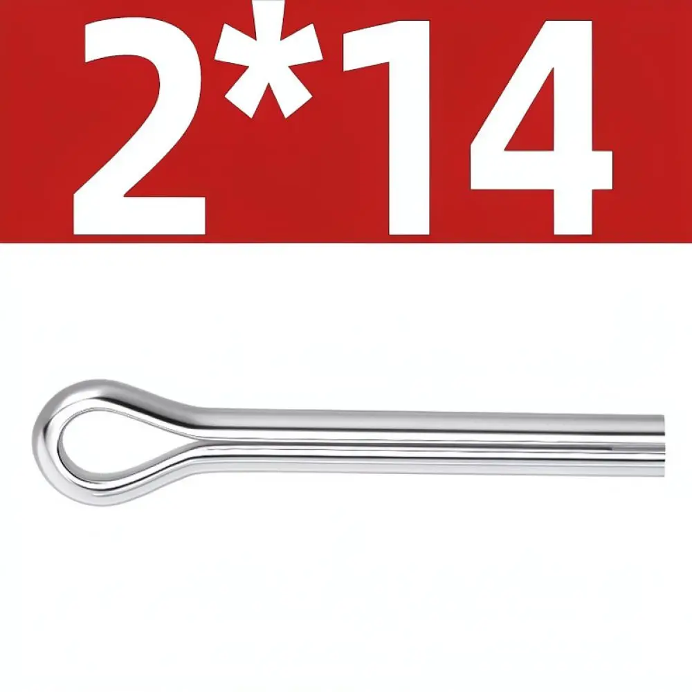 Stainless Steel Cotter Pins R Shape Hairpin Clips Industrial Fasteners Assortment Kit For Mechanical Machinery Hardware Fixings