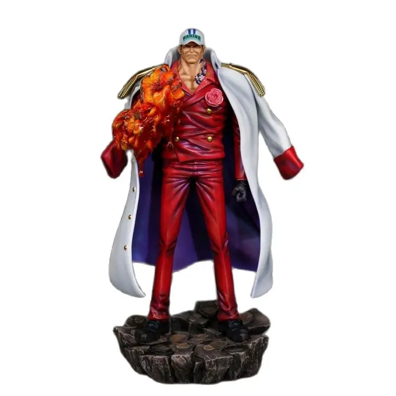 Licking Dog Studio Gk One Piece Seven Top of The War Standing Posture Sakazuki Anime Action Figure Model Statue Toys Gift