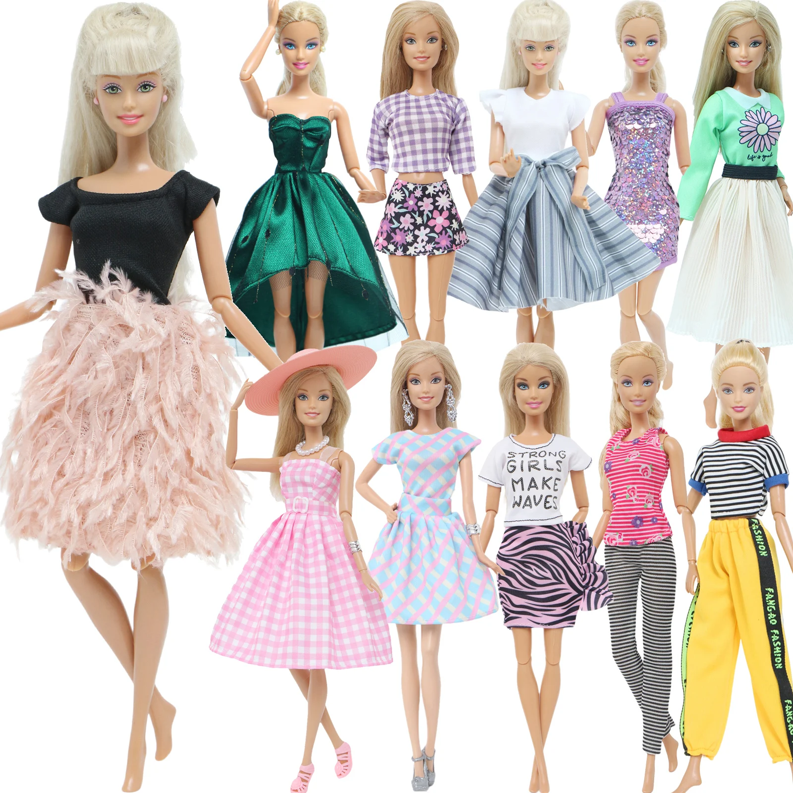 slim fit dress slacks Year 2018 Barbie Fashionistas Series 12 Inch Doll #108 main image 1