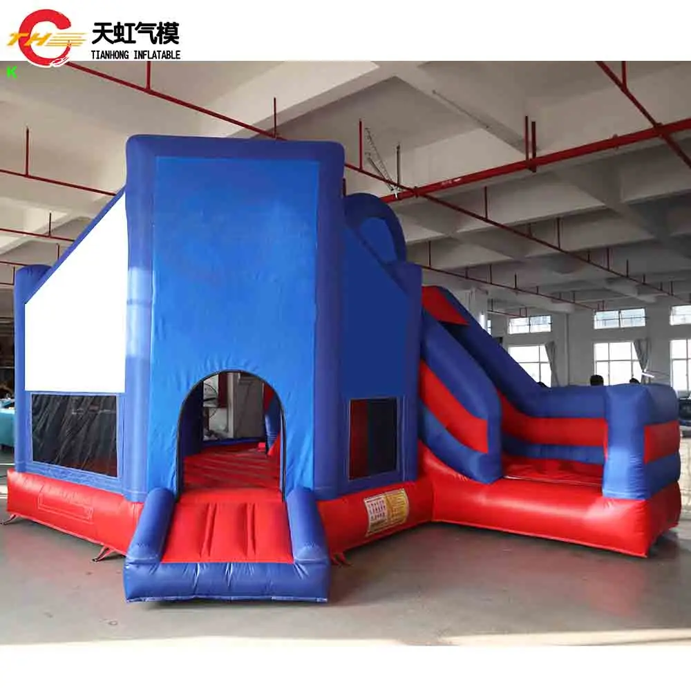 5.5 M Inflatable ปราสาท Bouncer สไลด์เด็กกระโดดปราสาท Bouncy Trampoline Air BOUNCE House Inflatable Bouncer