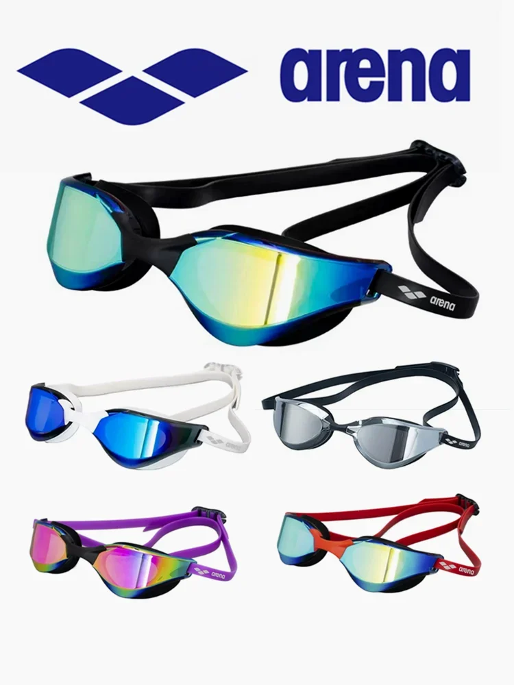 ARENA lunettes de course professionnelles haute définition étanche et antibuée UV400 lunettes de natation d'entraînement de compétition