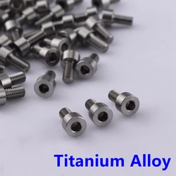 1 Set (3 Pieces) Titanium Alloy Electric Guitar Tremolo System Bridge Locking Nut Screws - Made in Japan