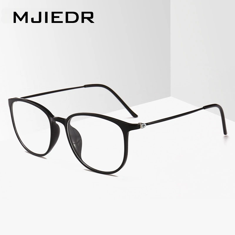 

MJIEDR New Ultra-light TR90 Unisex Eyeglass Fashion Slim Retro Men Women Optical Frame Spectacle 2212 Prescription Eyewear Hot