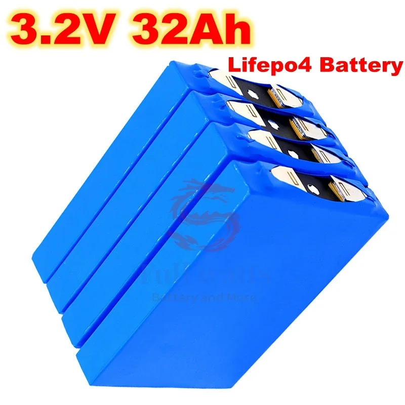 

4PCS 3.2V 32Ah lifepo4 battery has been transferred to nickel 12.8V 4S lithium iron phosphate battery pack