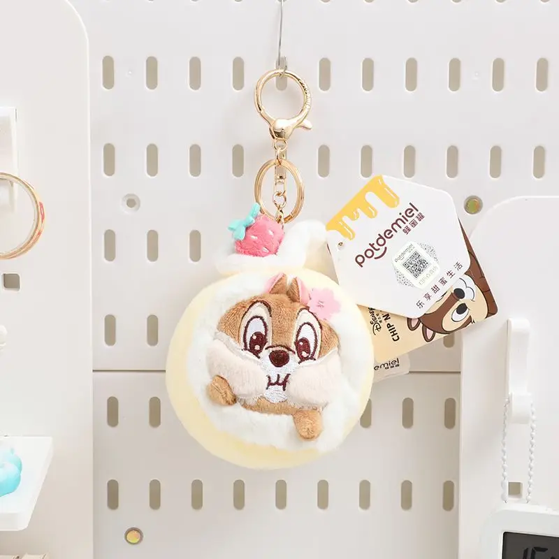 

Authentic Chip n Dale Spring Plush Toy Disney Cherry Blossom Series Cartoon Coin Purse Adorable Backpack Ornament Keychain