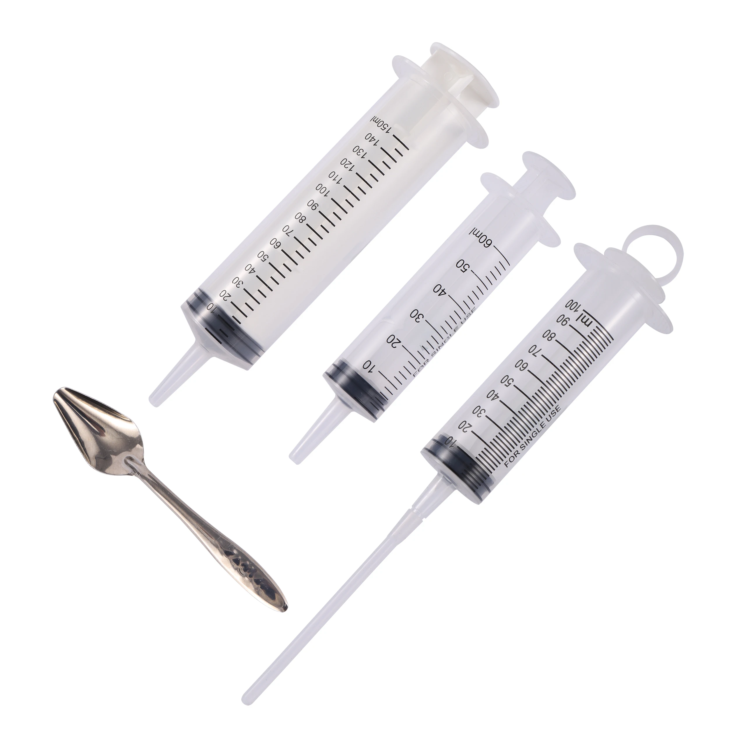 1 Pc Parrot Feeding Syringe 60ml/100ml/150ml With Silicone Soft Esophagus Pet Bird Pigeon Young Bird Liquid Liquid Food Syringe