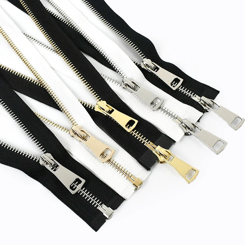 1 Stück 5 #   Metallreißverschluss 60-150cm Einzel-/Doppel-Schieber Reißverschlüsse für Jacken, Mäntel, Näharbeiten, Trennbare Reißverschlüsse, Offene Enden, Automatische Verriegelung, Reparatur