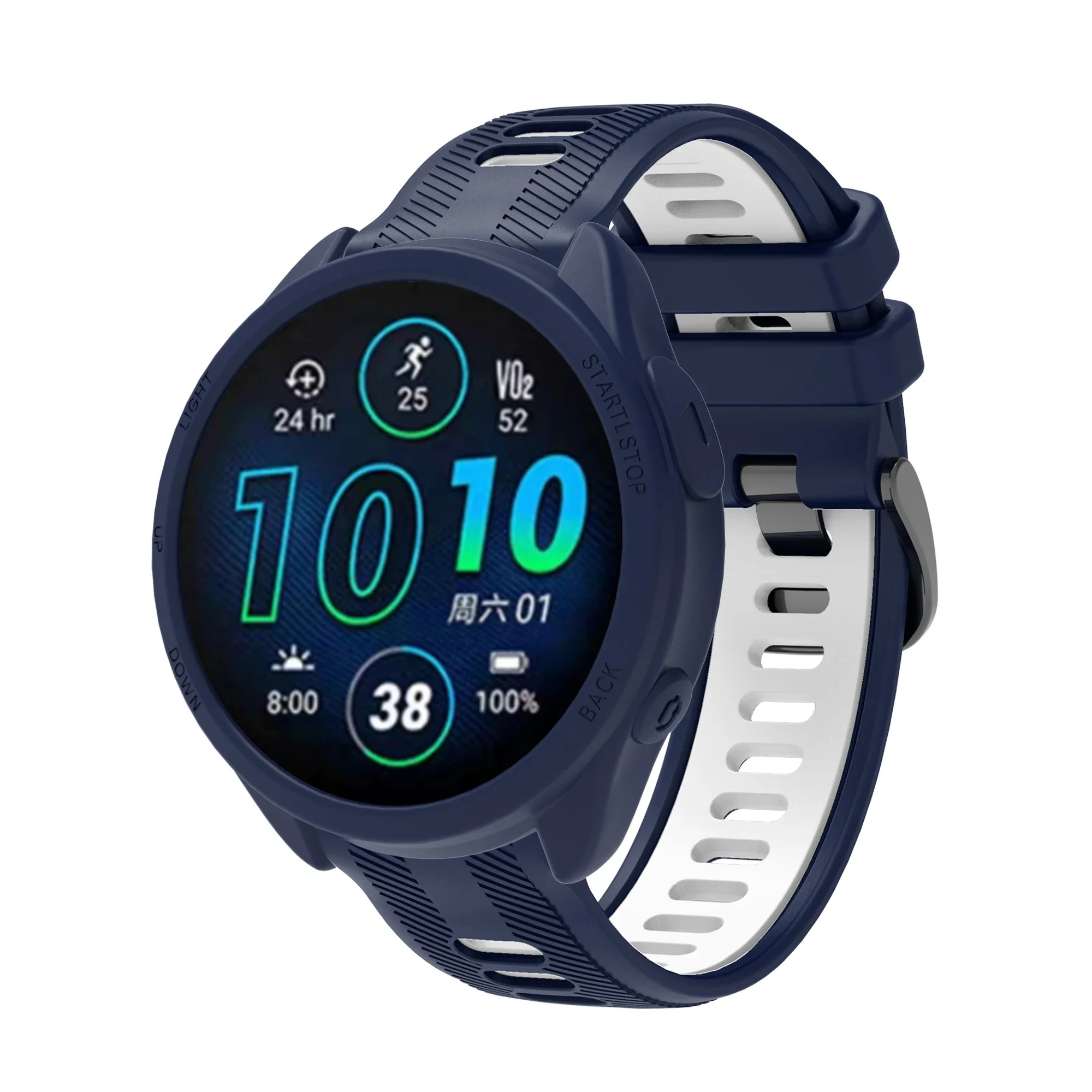 Мягкий силиконовый чехол-конфета для Garmin Forerunner 965, спортивный чехол для экрана, защитный бампер
