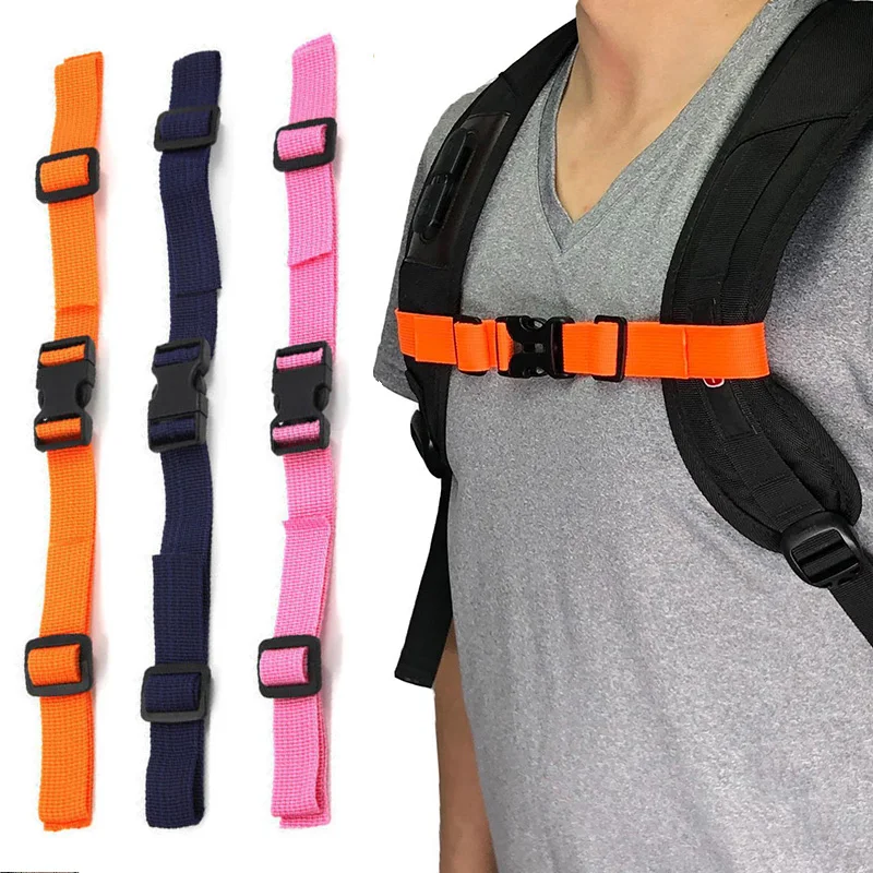 Double Shoulder Fixed Belt Schoolbag Kids Adult Buckle Clip Strap Backpack Chest Bag Strap Non-slip Shoulder Strap Accessories