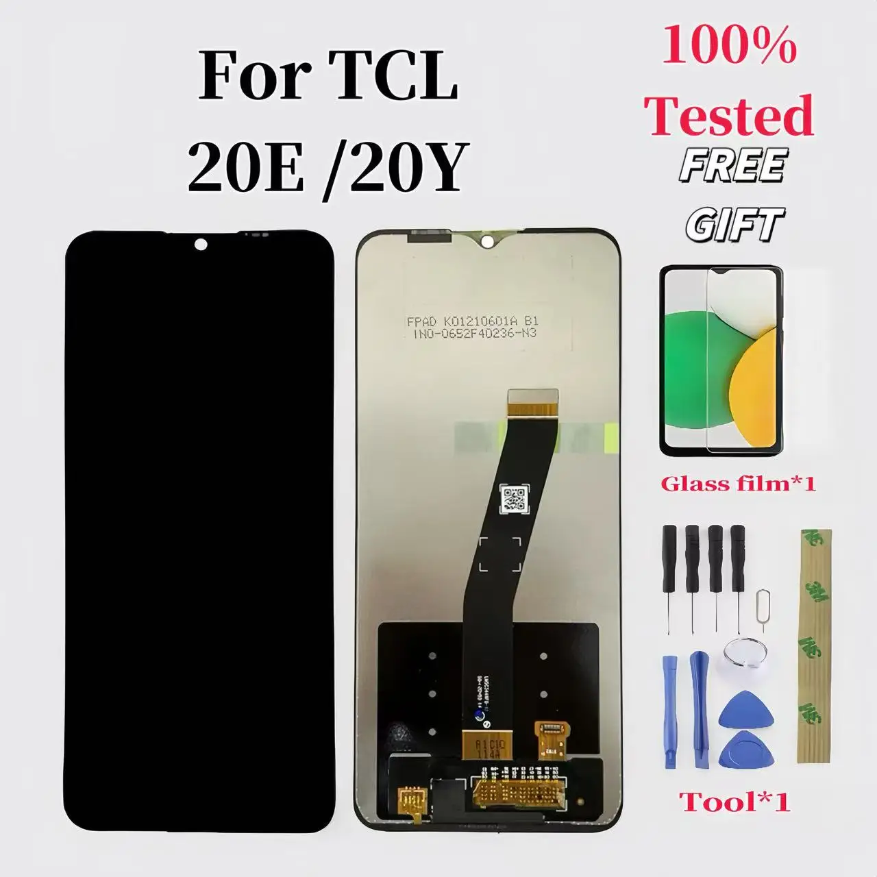 Pop Riginal para TCL 20y 20e 6156d 6156H 6125f 6125d 6125a pantalla LCD Digitalizador de Panel táctil para TCL 20 Y pantalla LCD Asse