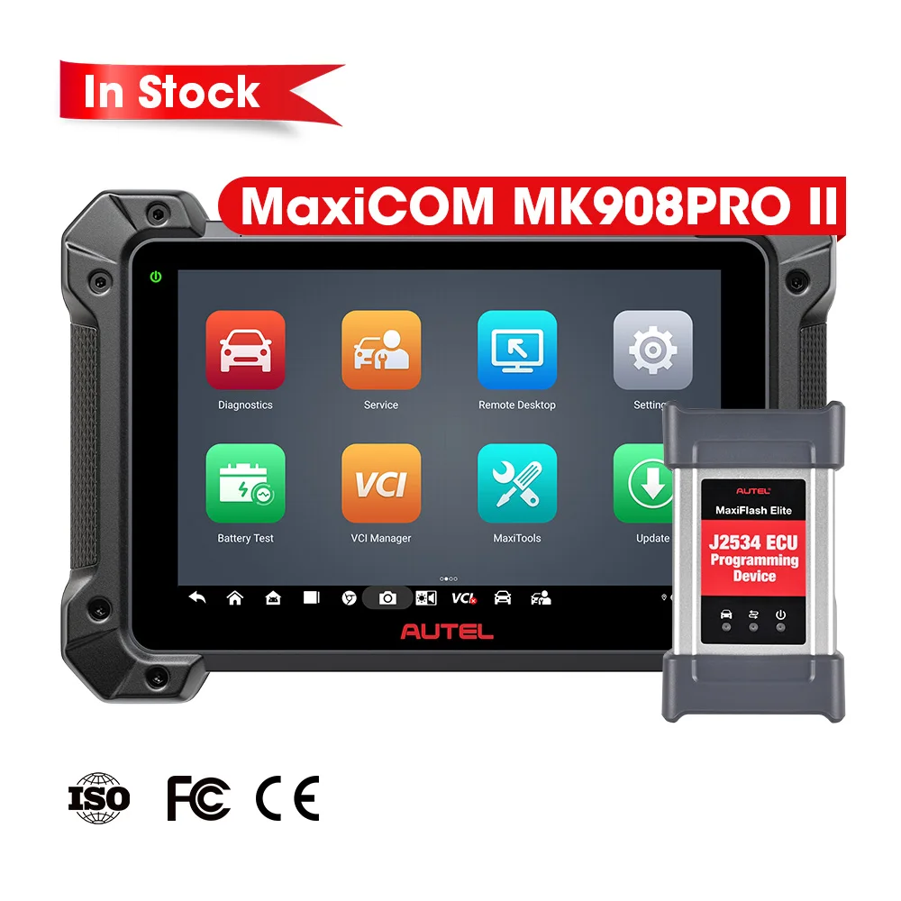 New Autel Maxicom mk908pro Mk908 II PRO Upgraded Of Mk908 Ecu Coding  OE-LEVEL Full System Diagnostic Tool Scanner For All Car