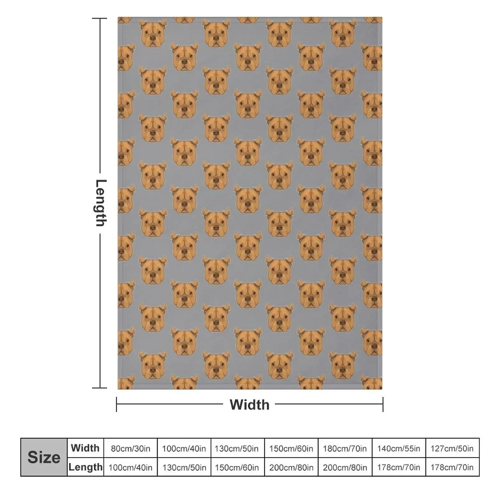 Red pitbull Throw Blanket Stuffeds sofa bed Travel Thermal Loose Plaid Blankets