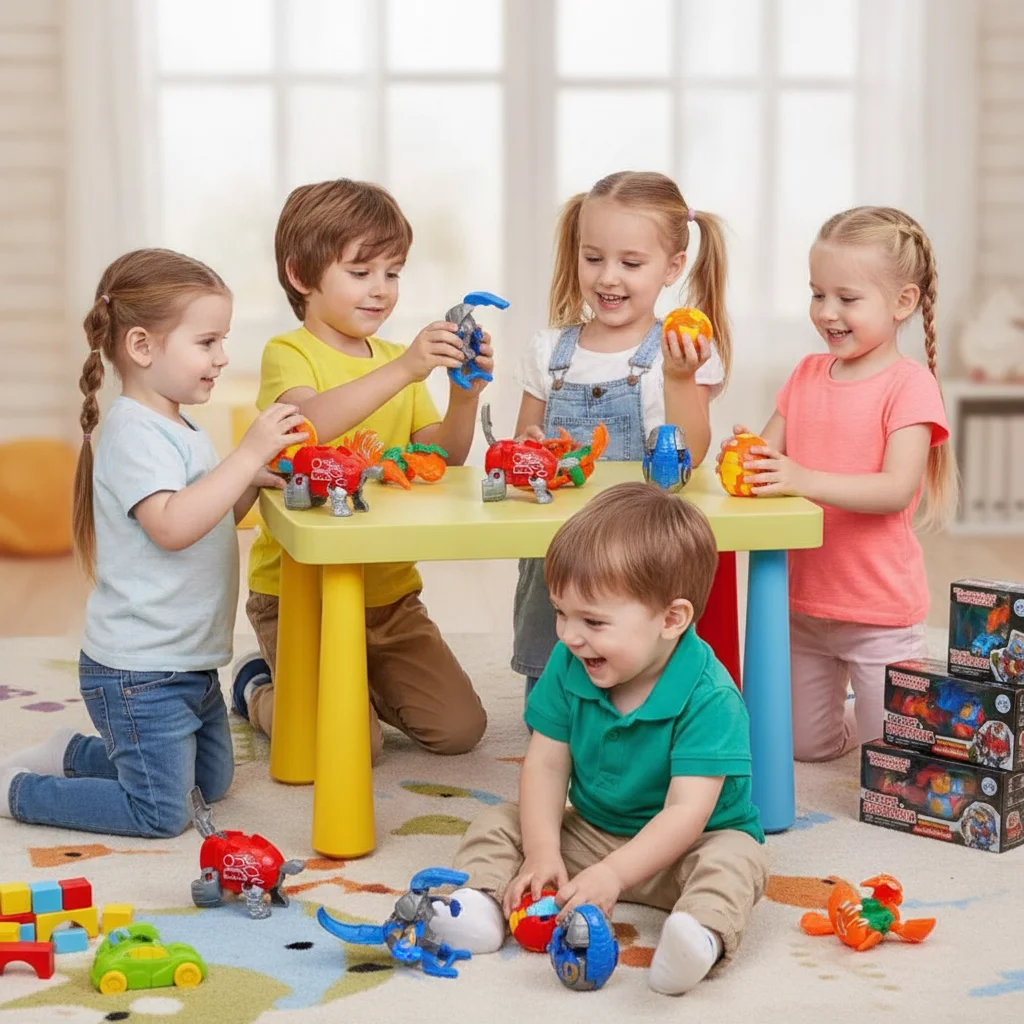 Dinosaur Model Dinosaur Eggs Transforming Toy Creative Plastic Dinosaur Deformation Robot Early Educational Fun