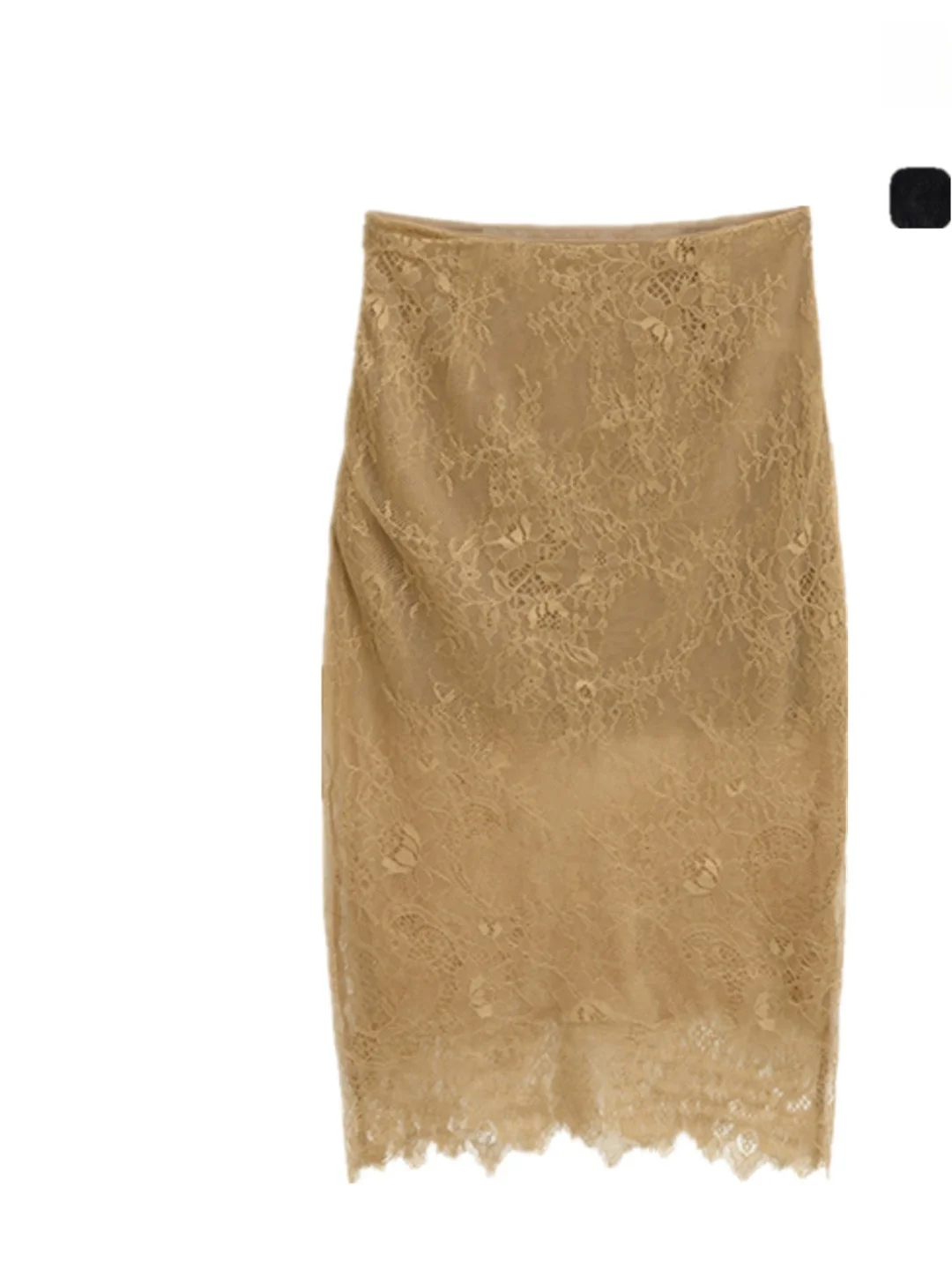

Элегантная кружевная юбка: сексуальная, облегающая, легкая, прозрачная, с высокой талией, из тонкого материала, миди-юбка для уличного стиля